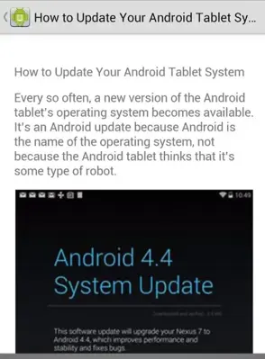 How to Software Updates android App screenshot 0